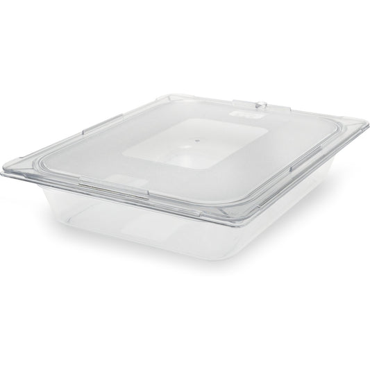 Carlisle 10220B07 1/2 Size Clear Polycarbonate StorPlus Food Pan, 2.5" Deep