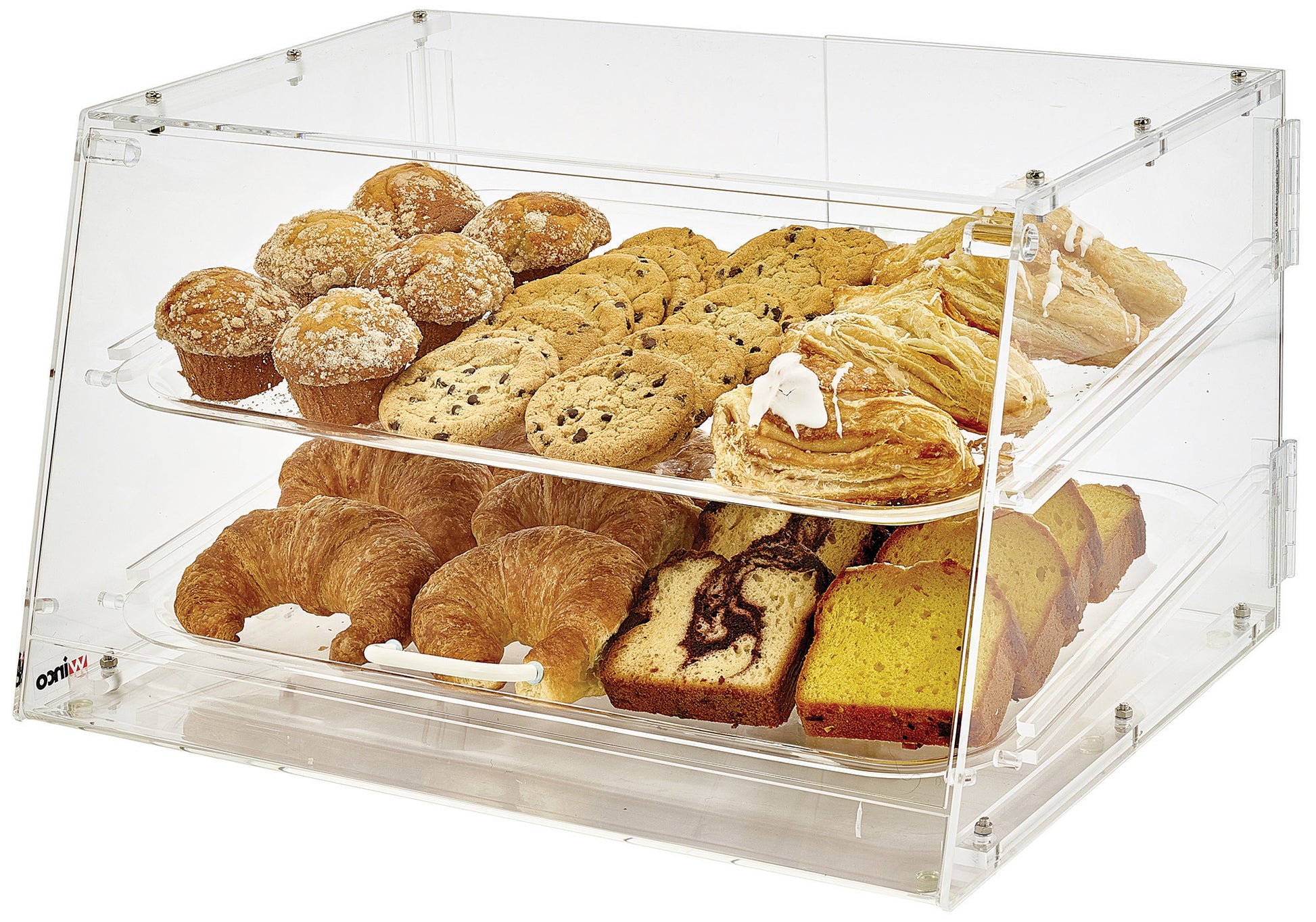 Winco ADC-2 2 Tray Acrylic Display Case