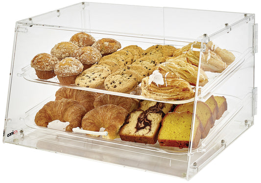 Winco ADC-2 2 Tray Acrylic Display Case