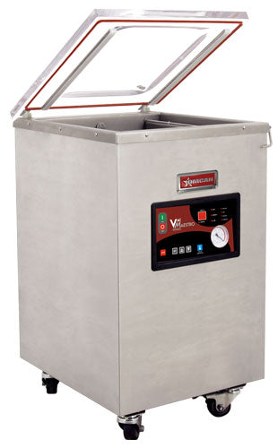 Omcan 31824 Floor Model Heavy-duty Vacuum Packaging Machine with 19" Double Seal Bar