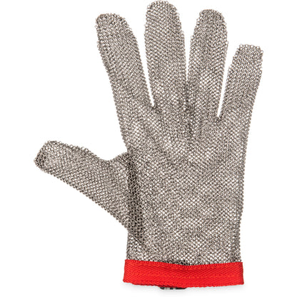 Carlisle MGA515M Medium Silver Stainless Steel Mesh-Cut Resistant Glove