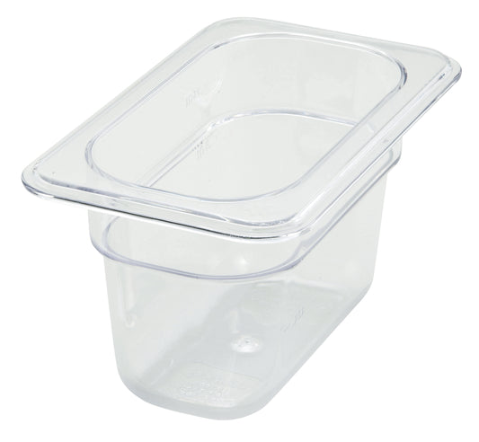 Winco SP7904 1/9 Size Polycarbonate Food Pan