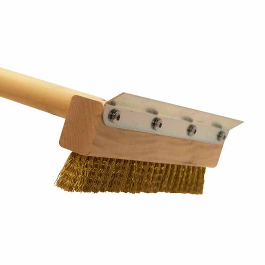Omcan 44223 Regular Duty Brass Pizza Brush