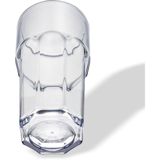 Carlisle 581607 16 oz Clear SAN Louis Tumbler