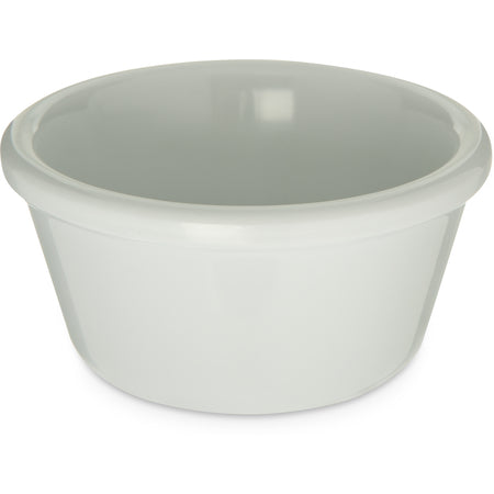 Carlisle S28002 3 oz White Melamine Smooth Ramekin