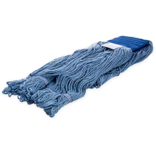 Carlisle 36946014 X-Large Blue Synthetic/Cotton Blend Flo-Pac Blue Band Mop With Looped End