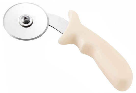 Winco PPC-2W 2-1/2" White Polypropylene Handle Pizza Cutter