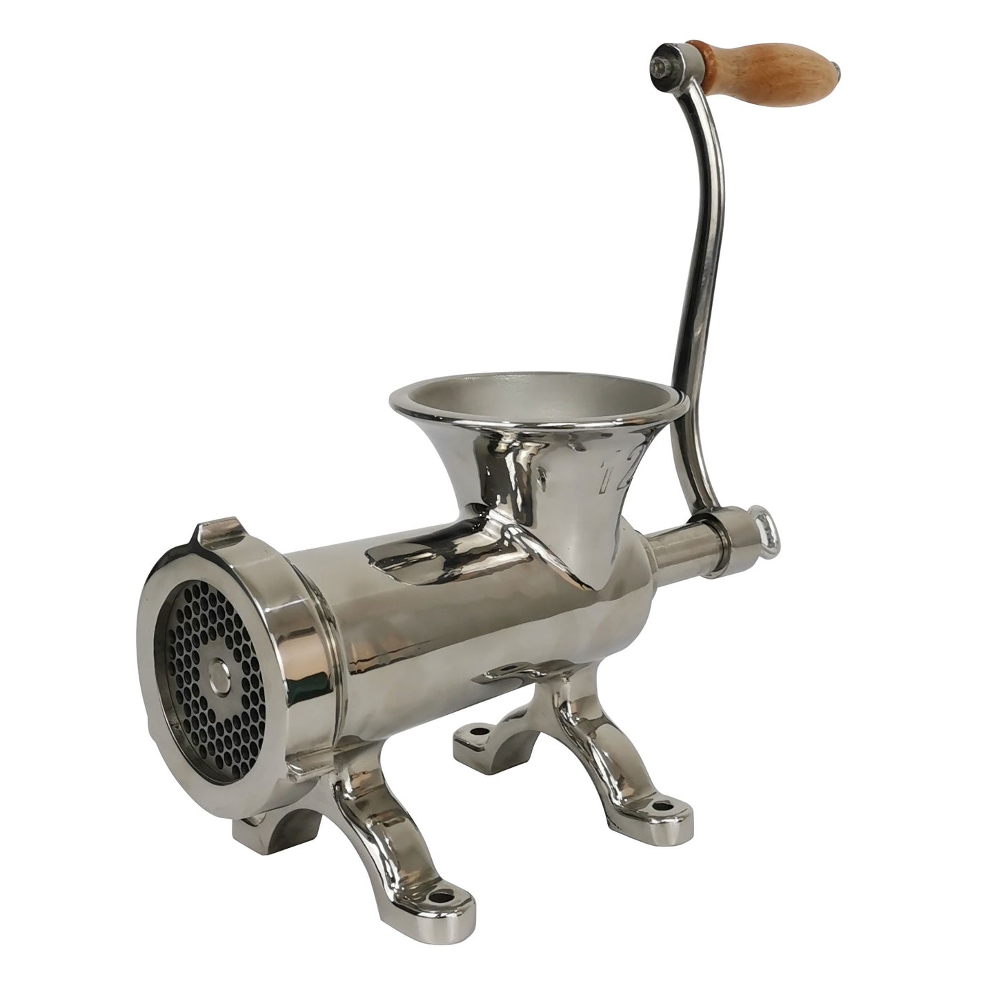 Omcan 44418 #12 Manual Stainless Steel Meat Grinder