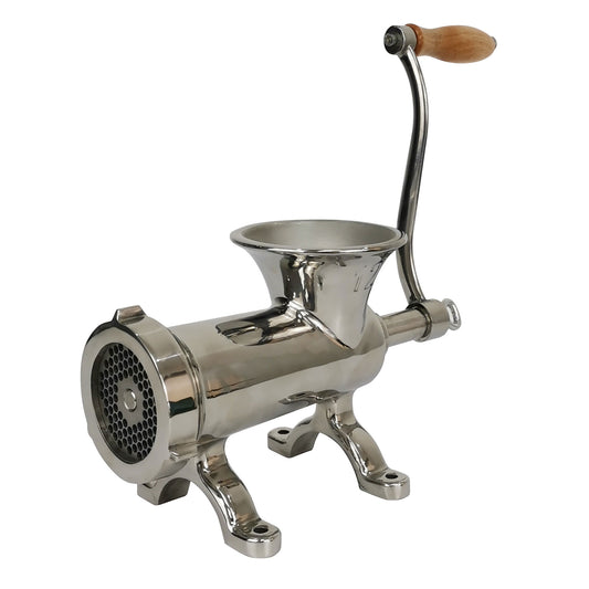 Omcan 44418 #12 Manual Stainless Steel Meat Grinder
