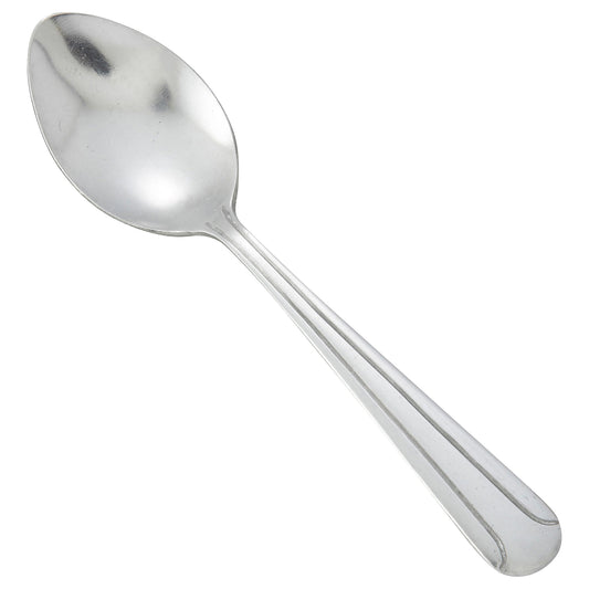Winco 0001-09 Dominion Demitasse Spoon, 18/0 Medium Weight