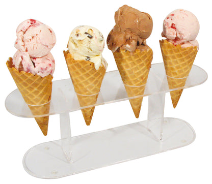Winco ACN-4 12" x 4" x 4-1/2" Cone Holder Stand