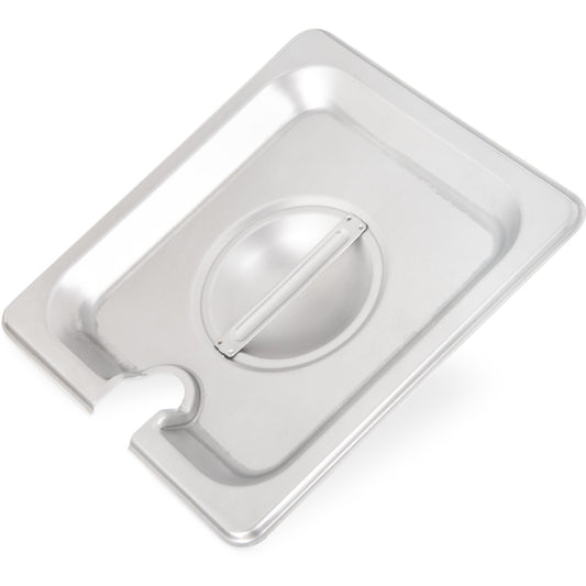 Carlisle 607160CS 1/6 Size Stainless Steel DuraPan Hotel Pan Slotted Handled Cover