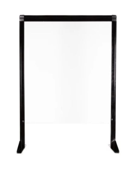 Omcan 46759 23" W x 32" H Clear Polycarbonate Countertop Shield