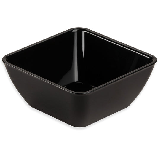 Dinex DXSB903 9 oz Black Square SAN Bowl (48/cs)