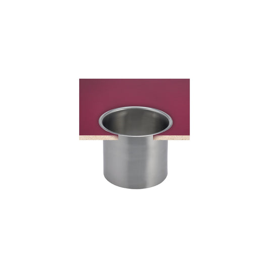 San Jamar L360C Chrome In-counter Trash Chute