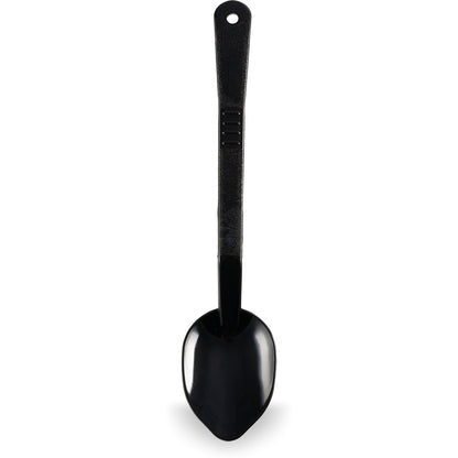 Carlisle 442503 13" Black High Heat Plastic Solid High Heat Serving Spoon