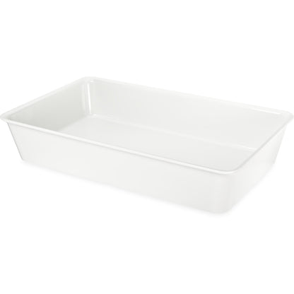 Carlisle 5552437 Full Size Bavarian Cream Melamine Balsam Pan 4" Deep