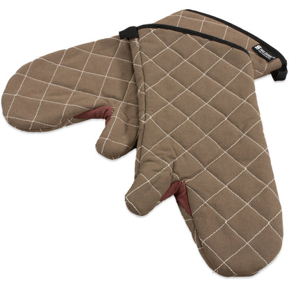 Carlisle 800FG15 15" Tan Cotton Blend Bestguard Ovenmitt