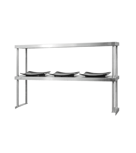 Thorinox TDOS-1660-SS 16" x 60" Double Stainless Steel Overshelf