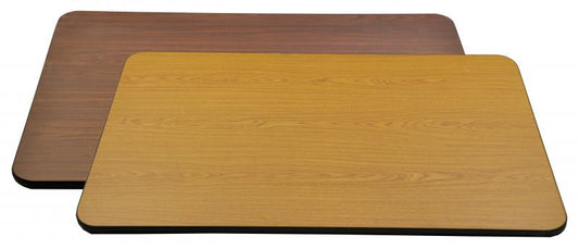 Omcan 44523 30" x 60" x 1" Oak/Walnut Rectangular Table Top