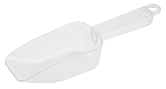 Winco PS-10 10 oz. Clear Polycarbonate Scoop