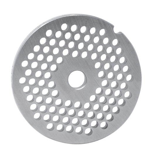 Omcan 11221 #22 One Notch/Round European Style Stainless Steel Hubless Plate, 4.8mm (3/16")
