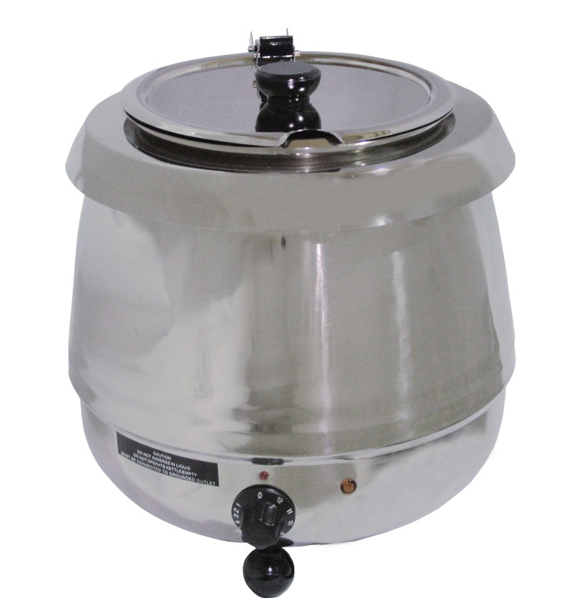Omcan 19074 10.6 Qt Single Stainless Steel Soup Kettle