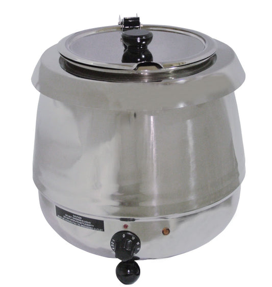 Omcan 19074 10.6 Qt Single Stainless Steel Soup Kettle