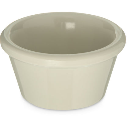 Carlisle S85242 2 oz Bone Melamine Smooth Ramekin