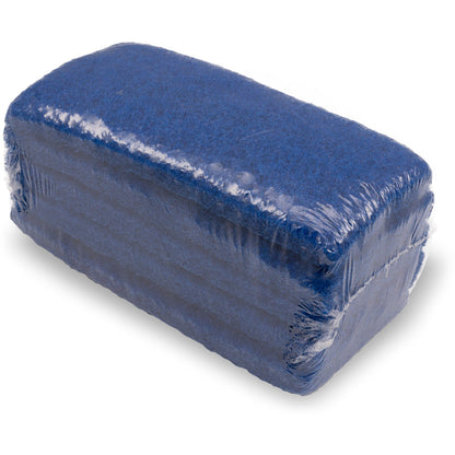 Carlisle 4072500 10" x 4-5/8" x 1" Medium Blue Scrub Pad