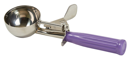 Winco ICD-12P Size 12 Purple Ice Cream Disher, Allergen Free