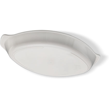 Carlisle 740502 7.5" X 4.25" White Oval Polycarbonate Casserole Dish
