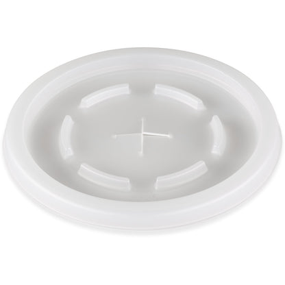 Dinex DX2225ST9000 Translucent Disposable Lid for Fits Specific 7 - 16 oz, Carlisle, Cambro and G.E.T. Enterprises Tumblers (1000/cs) with Straw Slot