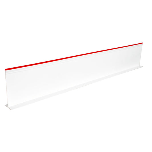 Omcan 10766 5" x 30" White Divider with Red Beading