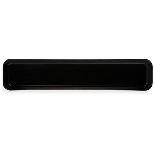 Carlisle 6302FG309 30" x 6-7/16" x 2" Ebony Glasteel Fiberglass Market Pan