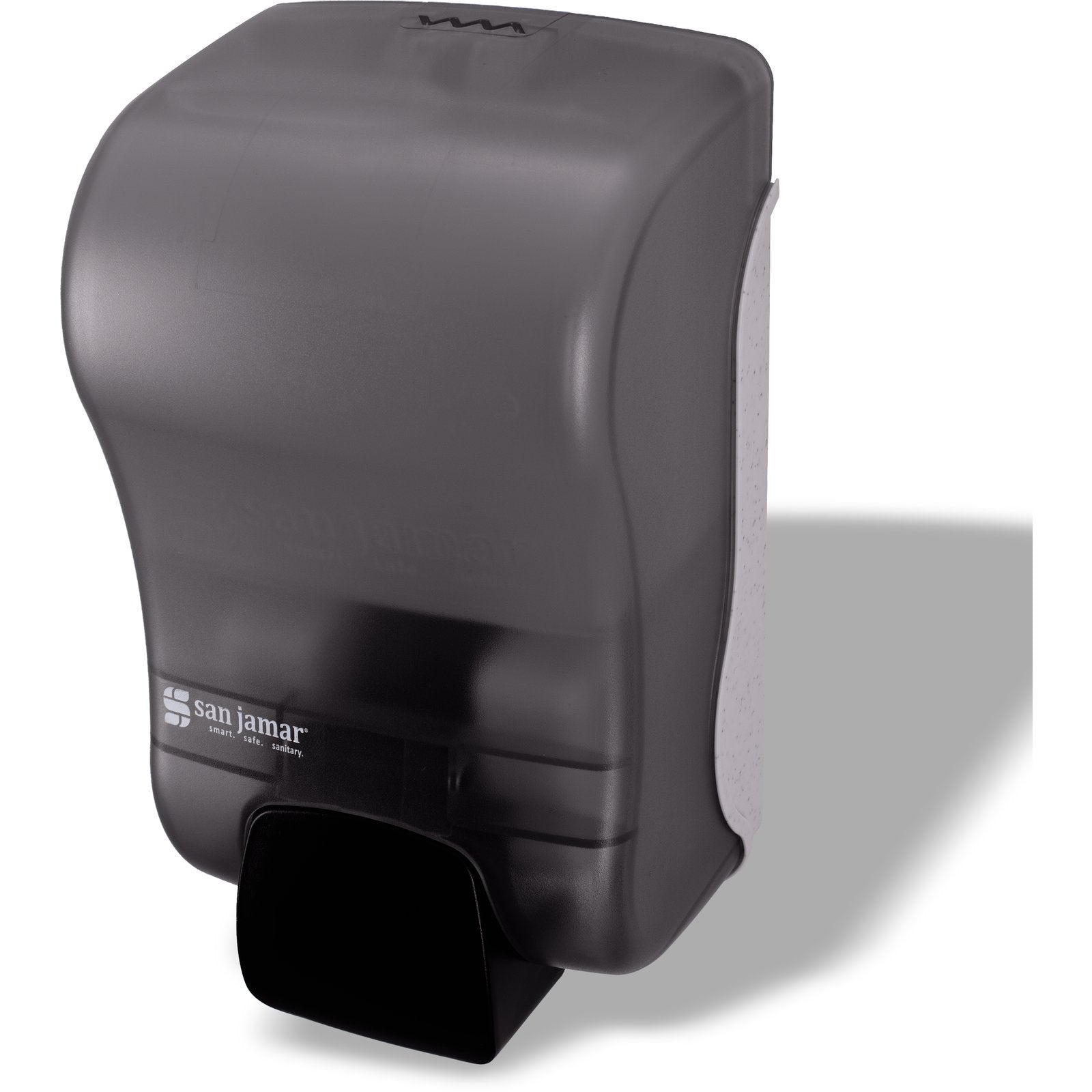 Carlisle S900TBK 900 mL Black Pearl Manual Rely Soap & Sanitizer Dispenser, Liquid & Lotion