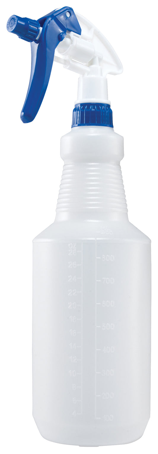 Winco PSR-9B 28 oz. Blue Plastic Spray Bottle