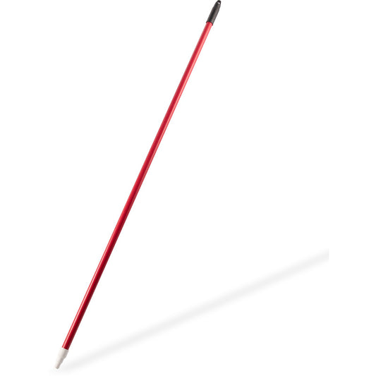Carlisle 4022705 60" Red Fiberglass Sparta Solid Foam-Filled, Threaded Handle with Flex Tip