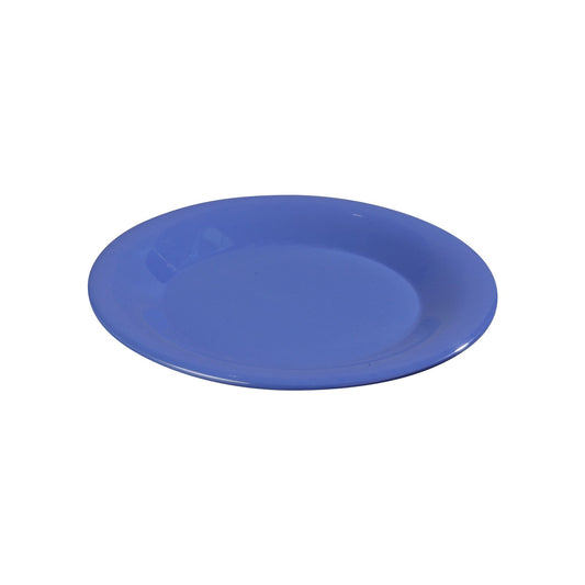 Carlisle 3301214 9" Ocean Blue Sierrus Melamine Wide Rim Dinner Plate
