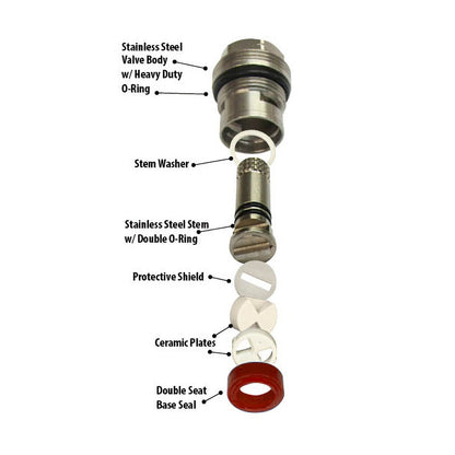 BK Resources EVO-HV-G Replacement Evolution Hot Stem/Valve