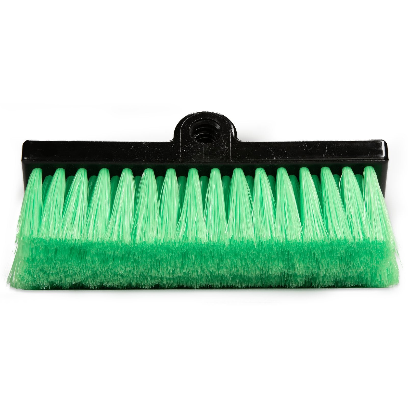 Carlisle 36129775 10" Green Flo-Thru Dual Surface Wash Brush with Nylex Bristles