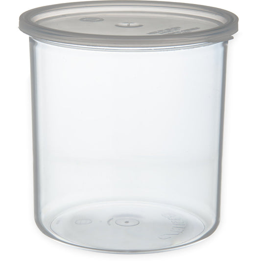 Carlisle 030207 2.7 Qt Clear Classic Crock with Lid