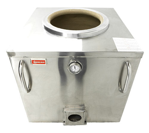 Omcan 47438 Stainless Steel Charcoal Tandoor Clay Oven