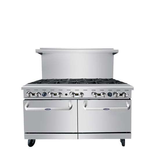 Atosa AGR-10B-LP 60" Liquid Propane Gas Ten Burner Gas Range