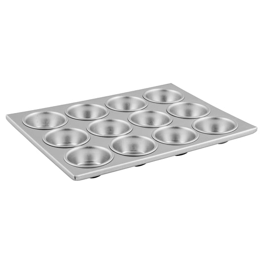 Winco AMF-12 3 oz. Aluminum 12 Cup Muffin Pan
