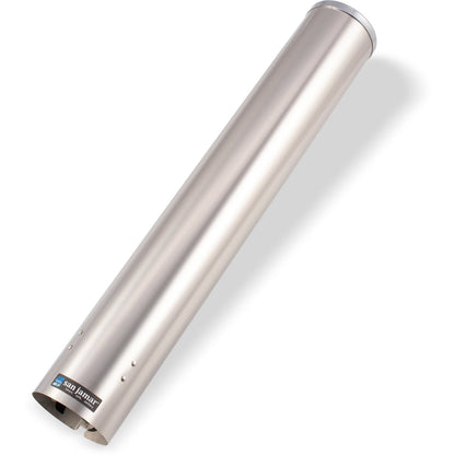 San Jamar C4200PF 23.5" Small Stainless Steel Pull-Type Foam Cup Dispenser
