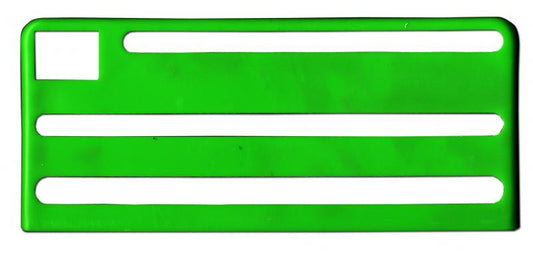 Omcan 12917 Green Insert for Extra Small Stainless Steel Knife Racks