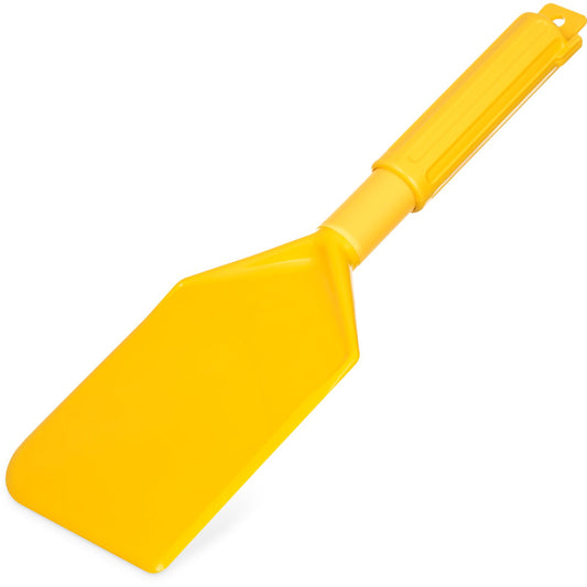 Carlisle 40350C04 13 1/8" Yellow Sparta Paddle with Nylon Blade and Polypropylene Handle