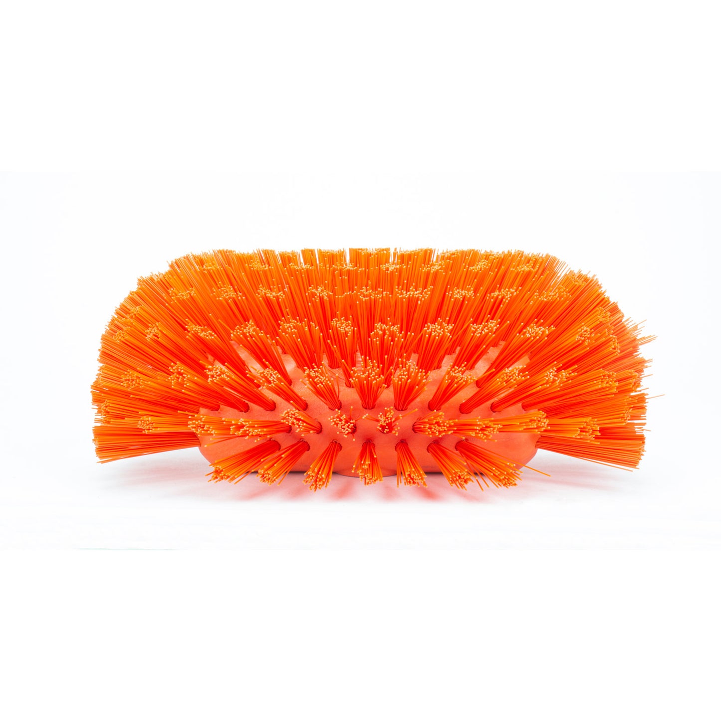 Carlisle 40043EC24 5 1/2" x 9 1/2" Orange Sparta Tank & Kettle Brush