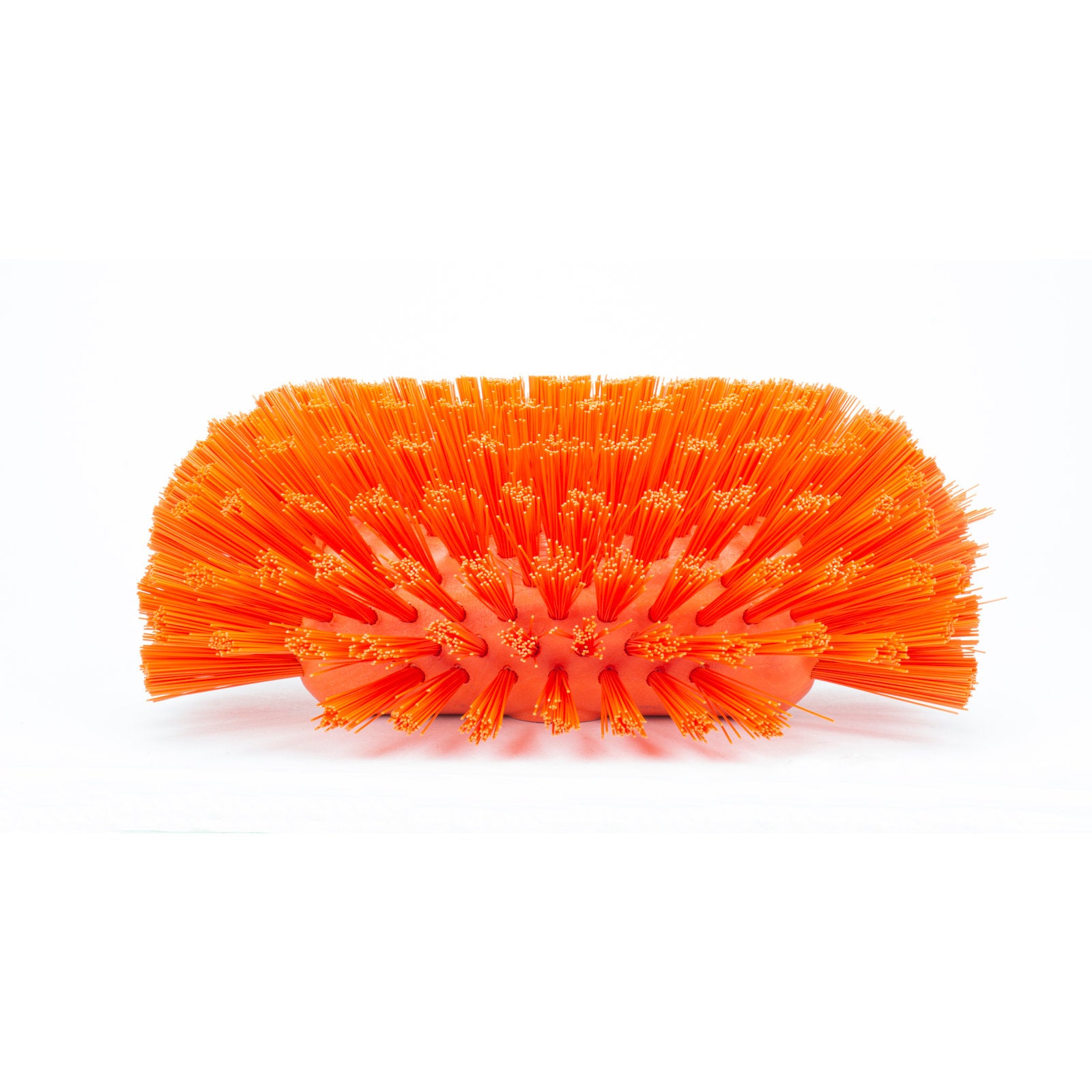 Carlisle 40043EC24 5 1/2" x 9 1/2" Orange Sparta Tank & Kettle Brush